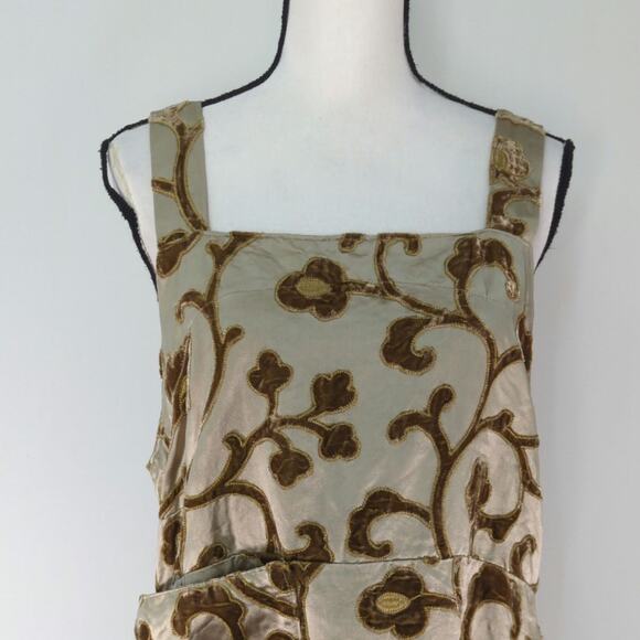 Krista Larson Heirloom Squared Neck Fit & Flare Dress Medium NWT Cottage Core - Picture 2 of 10